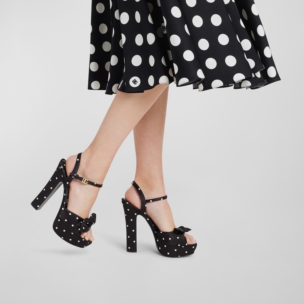 Dolce & Gabbana Black and White Heels - Picture 7 of 7